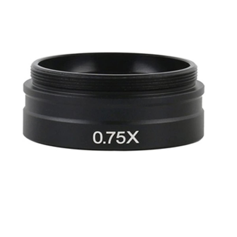 JOEBO Microscope Kit 0.75X/0.3X/2X/0.5X Objective Glass Lens WD165 for 180X 130X Zoom C-Mount Lens Microscope Lens Adapters(Seth)