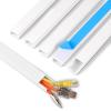 Rindion Cord Hider, 85.2in TV Cable Hider, Cord Covers for Wires on Wall, Self-Adhesive Wire Hider for TV on Wall Cable Management, 6 x L14.2 x W0.94x H0.55in - White view 1