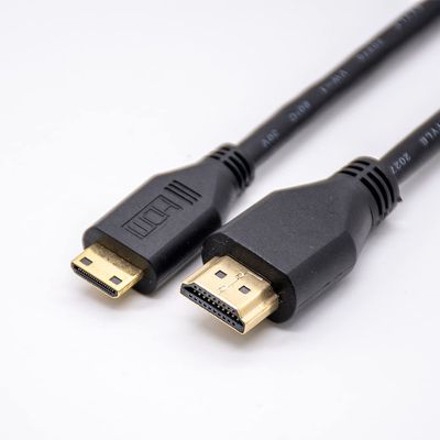 Elecbee Male HDMI to Mini HDMI Plug Straight Adapter Cable 1M