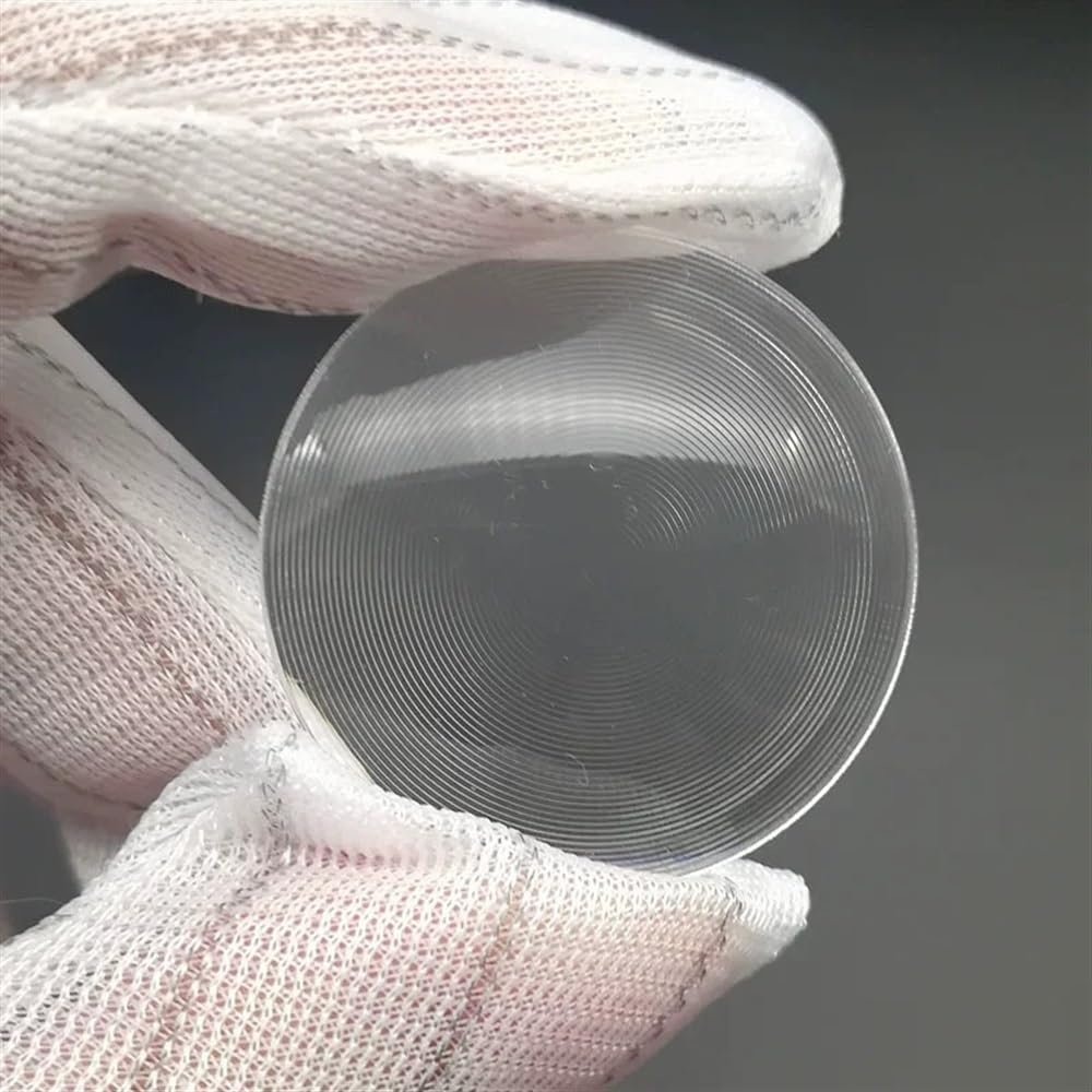 Microscope Kit Circular Diameter 30 Mm Fresnel Lens Threaded Condenser Short Focal Length Small Size for Led Flashlight Microscope Lens Adapters(30MM._2MM)