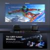 NexiGo TriVision Ultra, 4K Tri-LED-Laser Portable Projector, 2600 Lumens, 100,000:1 Dynamic Contrast, No Laser Speckle, No Eye Strain, Dolby Vision, HDR10+, 3D, Fire TV Storage Slot view 2