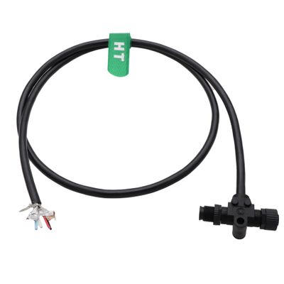 HangTon NMEA 2000 Network Electrical Power Drop Cable, T-Piece Tee Connector 5pin for Marine Boat, Lowrance, Garmin, Airmar, Maretron, Raymarine, Simrad, Navico, 12/24V 4A, 1m