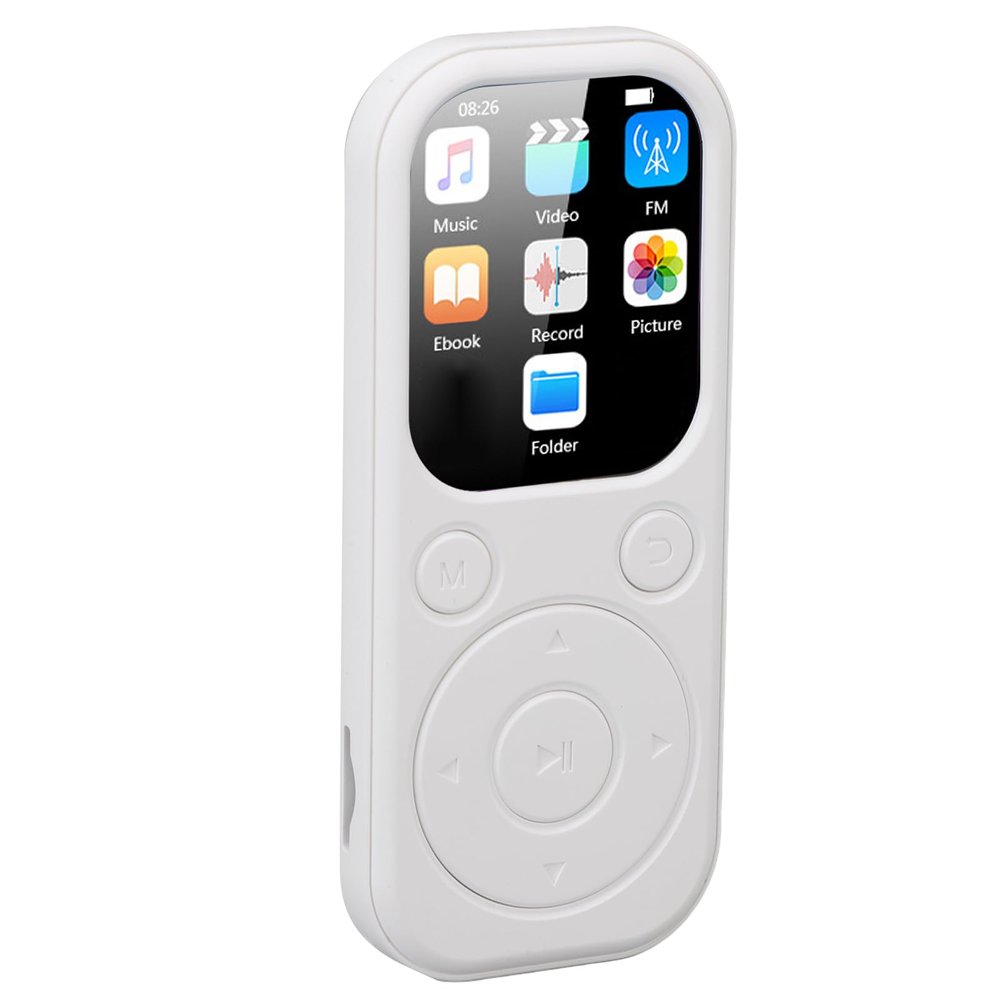 Bluetooth MP3 Player, 2.01 Screen Portable HiFi Mp3 Player with Built in Speaker, MP3 Music Player with Voice Recorder, FM Radio, Expanded Up to 128G (with 64G Small Memory Card)