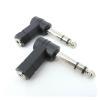3.5mm Female Jack to 6.35mm Male Jack Right Angled L Type Cable Converter Connector Plug Headphone Sound Adapter(1pc) view 2