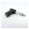 3.5mm Female Jack to 6.35mm Male Jack Right Angled L Type Cable Converter Connector Plug Headphone Sound Adapter(1pc) view 4