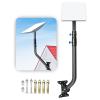 Adjustable Mounting Kit 30 Aspotify Long Wall Mount for Internet Kit Satellite with Mount Adapter Pole Mount view 3