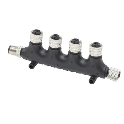 HangTon T Connector T-Piece 4-Way 5pin Male Female for NMEA 2000 Network Backbone Extension, Lowrance, Garmin, Airmar, Maretron, Raymarine, Simrad, Navico, Marine Boat GPS Chartplotter Sensor, Metal