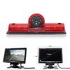 1280 * 720 Pixels 1000 TV Lines Third Roof Brake Lamp Car Backup Camera Replacement for Nissan NV1500/2500/3500 S SV SL Cargo Vans Transporter 2011-2021 Reverse Parking Camera HD+7" TFT LCD Monitor view 2