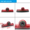 1280 * 720 Pixels 1000 TV Lines Third Roof Brake Lamp Car Backup Camera Replacement for Nissan NV1500/2500/3500 S SV SL Cargo Vans Transporter 2011-2021 Reverse Parking Camera HD+7" TFT LCD Monitor view 4
