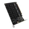 Adapter Card 4 Port M.2 NVMe SSD to PCIE X16 M Key Hard Drive Converter Reader Expansion CardPH44 Professional Accessories for Use (ph44) view 3