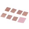70PCS Copper Heatsink Sheets with 10PCS Silicone Pads - High Thermal Conductivity Cooling Thermal Shim for Laptop Chipset, GPU, VGA, Memory, Graphics Memory, IC Chips view 2