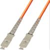 Ultra Spec Cables 0.3M (1ft) Multimode Simplex Fiber Optic Patch Cable Cord (50/125) - SC to SC view 1