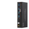 YI53ZX0 KVM Switch 2 Monitors 2 Computers 8K@60Hz 4K@120Hz Dual Monitor 2 in 2 Out USB 3.0 KVM Switches Share 4 USB Devices(with EU Plug) view 3