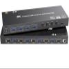 YI53ZX0 HDMI KVM Switch 4 Computers 4K@60Hz Simulation,4 Port USB3.0 KVM Switches for 4 PC Share 1 Monitor Keyboard Mouse Printer(with US Plug) view 1