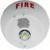 System Sensor SCWKLED L-Series Outdoor Ceiling-Mounted LED Horn Strobe, FIRE, White; Compatibility with Legacy System Sensor SpectrAlert, SpectrAlert Advance, and L-Series Notification Appliances view 1