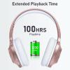 Fonus Wireless Headphones Foldable Headset Compatible with Lenovo Legion Y700 (2025)/Legion Tab (2024), w Mic Hands-Free Earphones Earbuds Over Ear view 2
