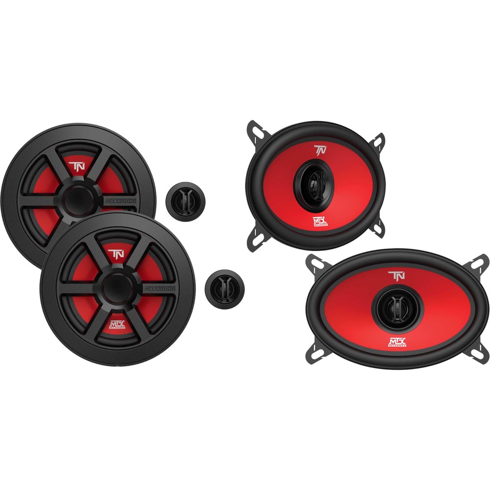 MTX Audio TERMINATOR6S Terminator Series 6.5in Component Audio TERMINATOR46 Terminator Series 4x6in Coaxial Bundle