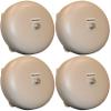 43T-G6-24-S Pack of 4 Indoor/Outdoor 43T Vibrating Bells, Gray; 6" Shell Size in 24V AC; 86 dBA Sound Level; High Sound Output with Low Current Draw; Aluminum with Textured Enamel Finish view 1