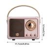 HIONJIN AM/FM Portable Radio High Sensitivity Telescopic Antenna 2-Band Outdoor Receiver Music Player Elderly Radio(Black) view 2