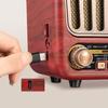 HIONJIN Retro Portable Radio -compatiable HiFi Speaker Stereo Radio Receiver Player Classic view 4