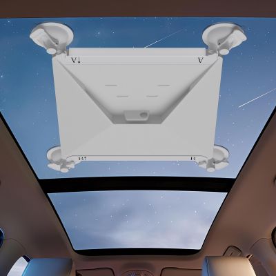 Mwin Starlink Mini Suction Cup Mount for Car, Starlink Mini Accessories Kit with 2 Replaceable Suction Cups, Automotive Sunroof Mechanicals, Strong Grip for RVs Windows, Boats, and Road Trips (White)