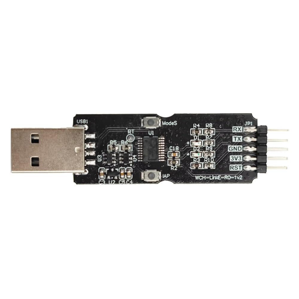 Bloepum WCH Linke CH32V003 EVT MCU Download Debugger RISC-V Architecture MCU/SWD Interface ARM Chip 1 Serial Port to USB Channel