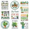 10Pcs - Pot Head Sticker - Gardener Sticker - Cute Plant Lovers Sticker - Fun Quote Sticker - Water Bottle Tumbler Phone Scrapbook Sticker view 1