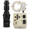 700TVL 1/3 CCD Digital Industry Microscope Camera Support BNC Color Output & 500X C-Mount Lens With 56-LED Adjustable Ring Light view 1