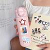100pcs Y2K Downtown Girls Stickers Pack for Women Aesthetic Stickers for Water Bottles Laptop Phone Pink Aesthetic Preppy Stuff, Things, Inspirational Positive Motivational Decals (Black) view 2