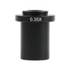 JOEBO Microscope Kit 0.35X 0.5X 1X C-Mount Auxiliary Adapter Eyepiece Lens for 10A Industry Microscope Camera Microscope Lens Adapters(0.35X) view 1