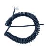 ACFFVBW Coiled Extension Cord, 5 Core Spiral Telescopic Wire 26AWG 0.15mm Spring Wire Shielded Wire Stretch 1-15 Meters Spiral Extension(Stretch 5 Meter) view 1