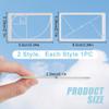 DELORIGIN 2pcs Golden Ratio View Finder 2 Styles Fibonacci Photo Composition Tool Viewer Photography Artist Viewfinder Rule of Thirds Composition Tool for Photography Painting Sketching Drawing view 2