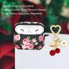 AGAOSH for Airpods Pro 2nd/1st Generation Case Cover,Cute Cherry Charm Heart Keychain,Airpod Pro 2 Case Kawaii Heart Flower Daisy Key Chains for Apple Airpod Pro Gen 2 Charging Case Cover Rose Flower view 4