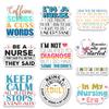 10Pcs - Keep Calm All Bleeding Stops Eventually Sticker - Nurse Sayings Sticker - Medical Sticker - Fun Sticker for Laptop Kindle Book view 1