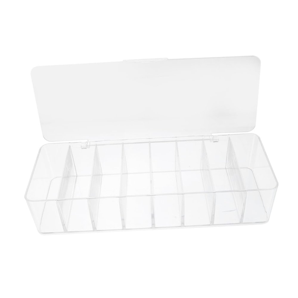 DOITOOL Plastic Cable Management Box Cord Organizer Box 8 Compartments Tidy up Your Desk