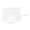 DOITOOL Plastic Cable Management Box Cord Organizer Box 8 Compartments Tidy up Your Desk view 4