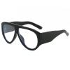 LJCZKA Oversized Blue Light Blocking Glasses Women Men Round Pilot Thick Frame Anti Eyestrain Computer Eyeglasses (Black) view 1