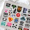 TSHIRTAMAZING 120PCS Gym Stickers, Workout Stickers for Water Bottle, Laptop Luggage Cup Computer Mobile Phone Skateboard Guitar Decor, Fitness Sticker for Teens and Adults view 3