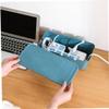 DOITOOL Box with Cover Multifunctional Cord Hider for Home Office and Study Organize Cords Adapters and Splitters Household Wire Storage Container view 2