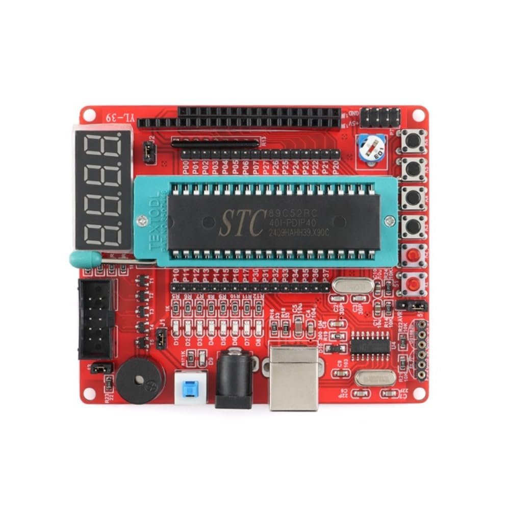 51/AVR Microcontroller Development Board-STC89C52RC/51MCU/ATMEGA32 Compatible