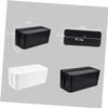 DOITOOL Charging Cord Organizer Wire Storage Box Cable Cord Organizer Travel Plastic Wire Container view 2