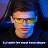 VUEECECLAT Blue Light Blocking Glasses for Gamers & Digital Eye Strain Relief - 80% Sleep Zone Protection (380-500nm) | (0.78oz) Ultra-Light Frame with Clear Yellow Lens view 4