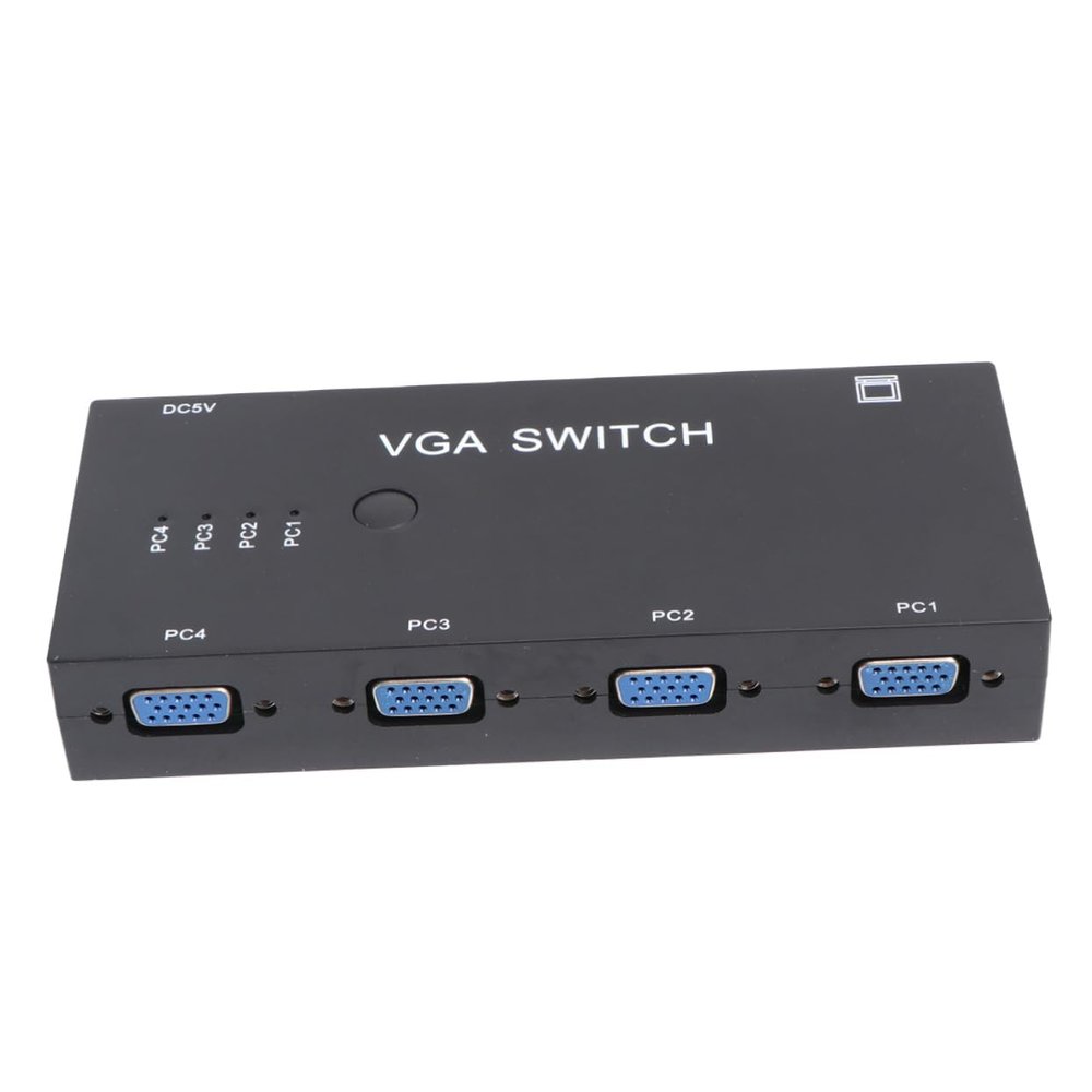 QUMIIRITY Port Vga Video Converter up to Computers to Monitor Projector Control for Seamless Video Switching Compatible Vga Devices
