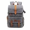 UOHLCX Photography Retro Waterproof Batik Canvas Backpack W Port Fit 15.6inch Laptop Men Camera Bag Carry Case(Gray) view 1