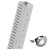 AMUFJJ Electrical Cable Hider Trunking Self Adhesive Large, 2m Hotel/Store/Factory Cord Concealer Protector & Cable Raceway, Wire Tube No Drilling Installation(White,2.4x1.6inch/60x40mm) view 1