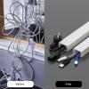 AMUFJJ 3FT TV Cord Hider for Wall Mounted TV Adjustable, Brown Black Gray White Cable Trunking Raceway Kit for Bedroom/Living Room/Shower, No Drilling(Brown,Holds 2 Cords) view 3