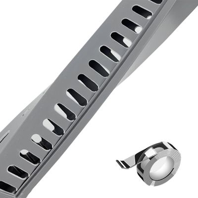 AMUFJJ Electrical Cable Hider Trunking Self Adhesive Large, 2m Hotel/Store/Factory Cord Concealer Protector & Cable Raceway, Wire Tube No Drilling Installation(Gray,2x2inch/50x50mm)