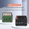 4-Bay NAS Twin Lake N355(8C/8T,up to 3.9 GHz),4X M.2 NVMe Slot Mini NAS Server with Dual i226-V 2.5GbE LAN,Dual HDMI 2.0,USB3.2 Gen2,Support BT5.4/WiFi6/WiFi7 Pocket PC (Intel N355, NO RAM NO SSD) view 3