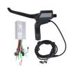 POENVFPO 36V 48V 350W Electric Bike Controller Kit, Aluminum Alloy Bike Motor Brake Lever with 160PDD Display Meter for Modification view 1