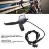 POENVFPO 36V 48V 350W Electric Bike Controller Kit, Aluminum Alloy Bike Motor Brake Lever with 160PDD Display Meter for Modification view 4